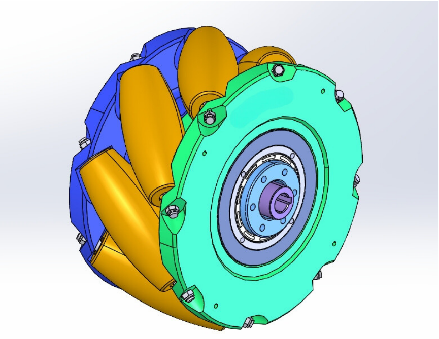 HSOAR Precision Cycloidal Wheel reducer Mecanum Wheel integration.png